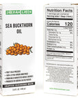 Sea Buckthorn Oil packaging with nutrition facts