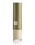 Eminence Organics Sun Defense Minerals Sheer broad-spectrum SPF 30 mineral powder sunscreen in a gold cylindrical tube, ideal for skin protection