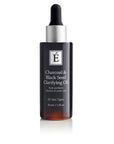 Eminence Organics Charcoal and Black Seed Clarifying Oil in a dark glass dropper bottle with silver cap, 30ml, suitable for all skin types