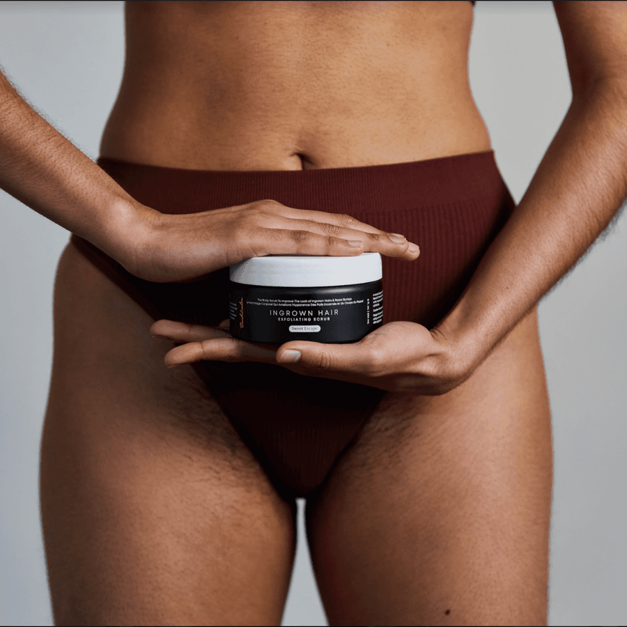 Sweet Escape Ingrown Hair Oil & Scrub 2 Step Routine