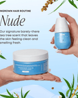Nude Ingrown Hair Oil & Scrub 2 Step Routine