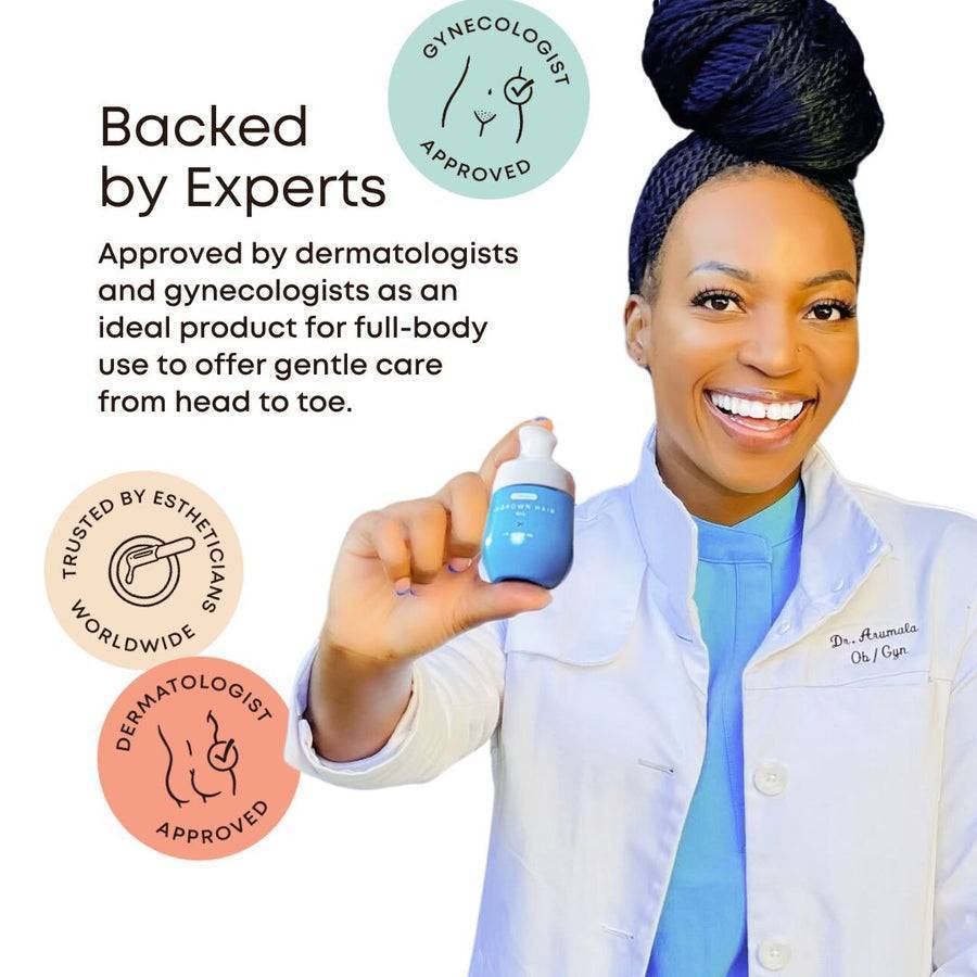 Nude Ingrown Hair Oil & Scrub 2 Step Routine
