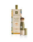 Mineral Powder Sunscreen SPF 30 by Sun Defense in Sheer with built-in brush applicator and eco-friendly packaging, ideal for daily sun protection.