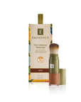 Eminence Sun Defense Minerals SPF 30 in Deep shade with built-in brush, ideal mineral sunscreen for deep skin tones with matte finish.