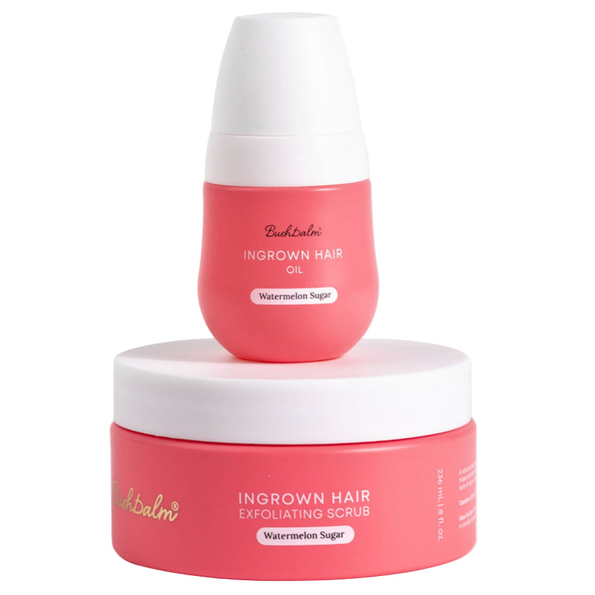 Watermelon Sugar Ingrown Hair Oil & Scrub 2 Step Routine