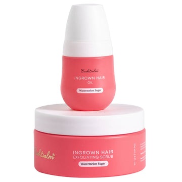 Watermelon Sugar Ingrown Hair Oil & Scrub 2 Step Routine