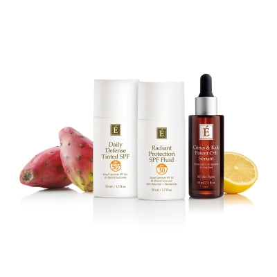 Eminence Organic skincare set with SPF and serum