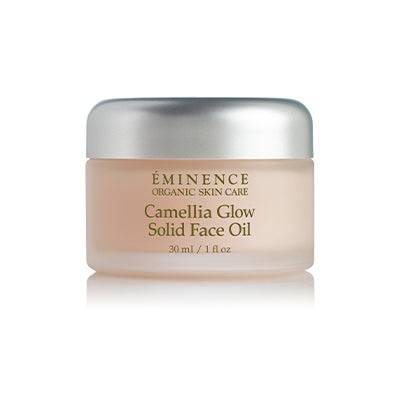 Eminence Organic Camellia Glow Solid Face Oil jar