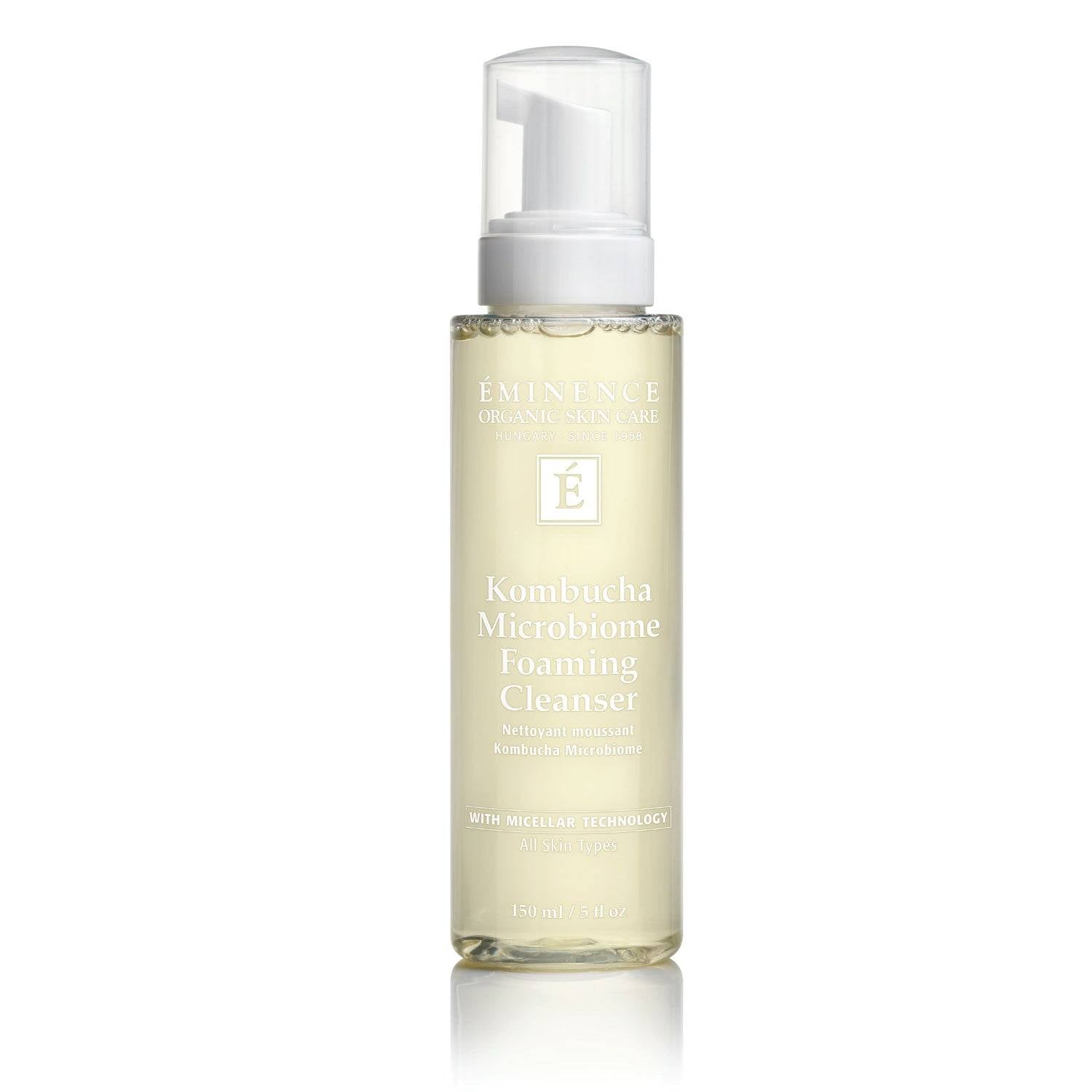 Eminence Organics Kombucha Microbiome Foaming Cleanser bottle
